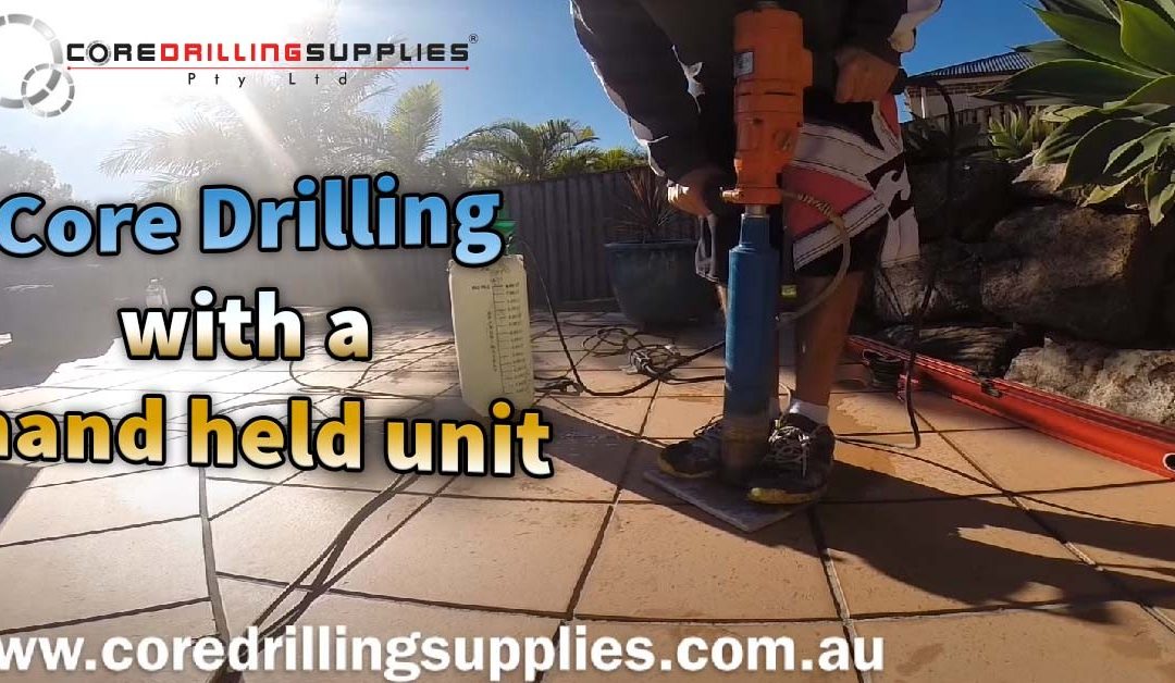 Core Drilling with a hand held unit